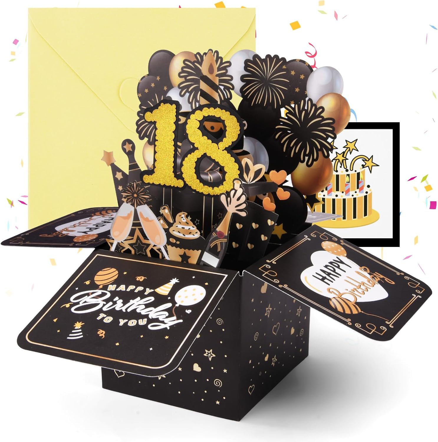 Thumbnail 4 de OFFCUP 18 Anni biglietto di auguri 3D per compleanno 🎁