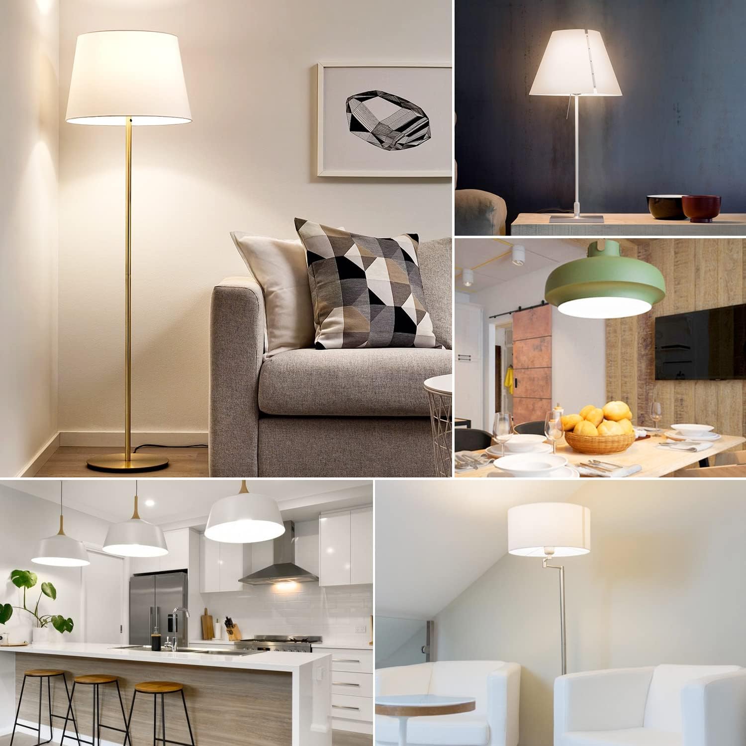 Detalle 2 de LVWIT Pack 6 Bombillas LED Vela E14 💡 40W equivalente, 6500K