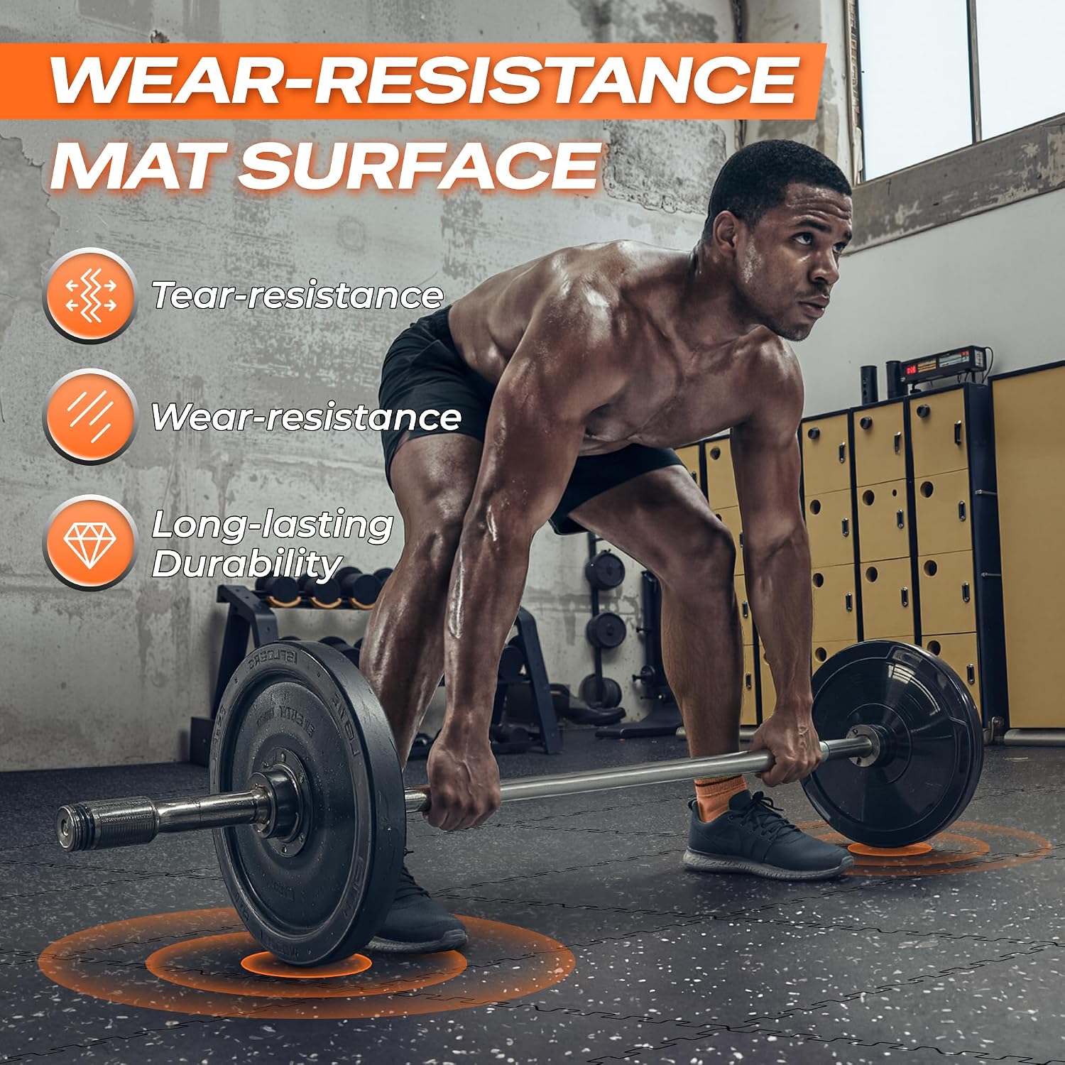 Thumbnail 5 de SUPERJARE 12 EVA gym floor mats, 0.56 in thick ๐