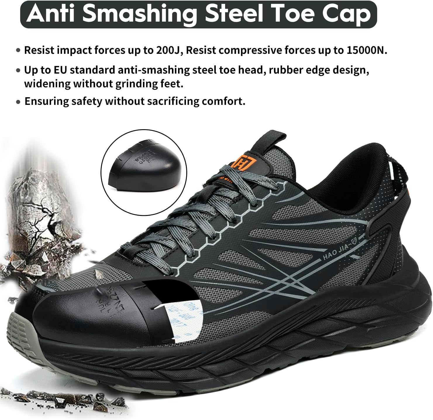 Thumbnail 2 de RUGNOR Safety Trainers: Lightweight Steel Toe Cap Trainers for Work
