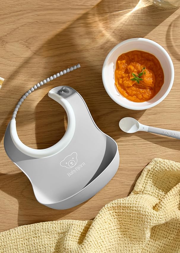 Thumbnail 2 de BabyBjörn Vajilla bebé 3 piezas, gris 🍽