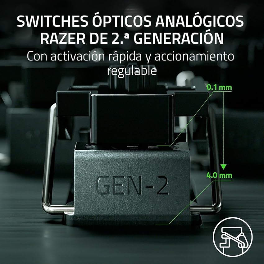 Detalle de Razer Huntsman V3 Pro Mini teclado óptico 0,1–4 mm