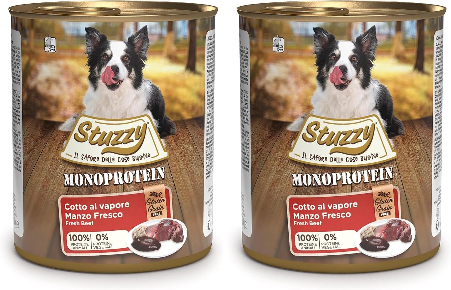 Thumbnail 6 de Stuzzy Cibo Umido per Cani Adulti al Gusto Agnello – Monoproteico in Patè, 4,8 kg (6 lattine da 800 g)