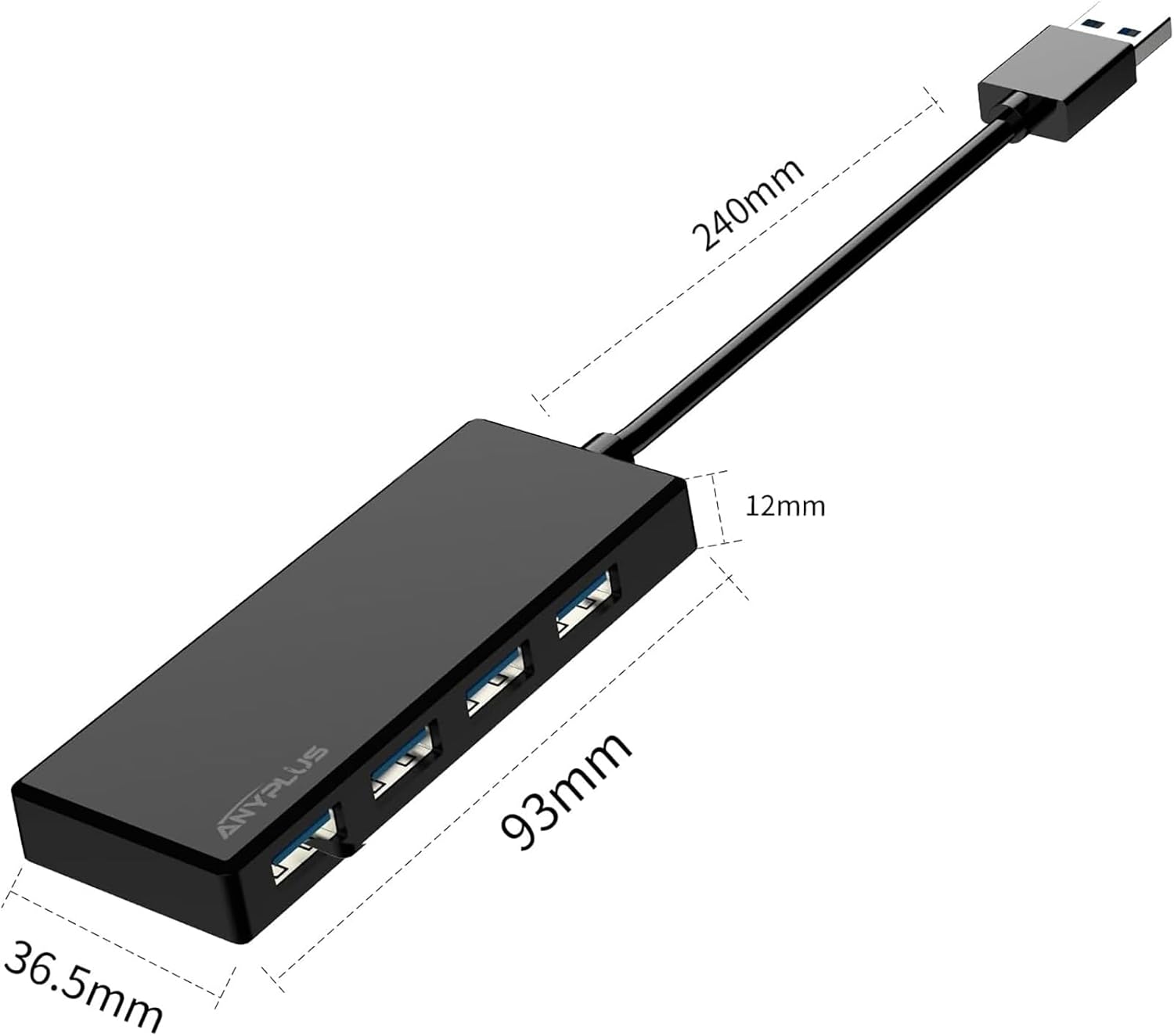 Thumbnail 4 de ANYPLUS USB 3.0 Hub 4-Port portable USB hub 🖥