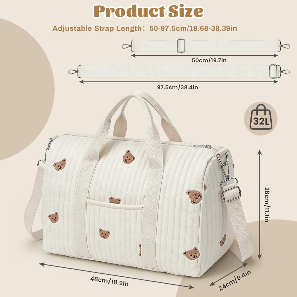 Detalle 2 de Aucuu Sac à Langer Grande Capacité – pratique, léger et pliable