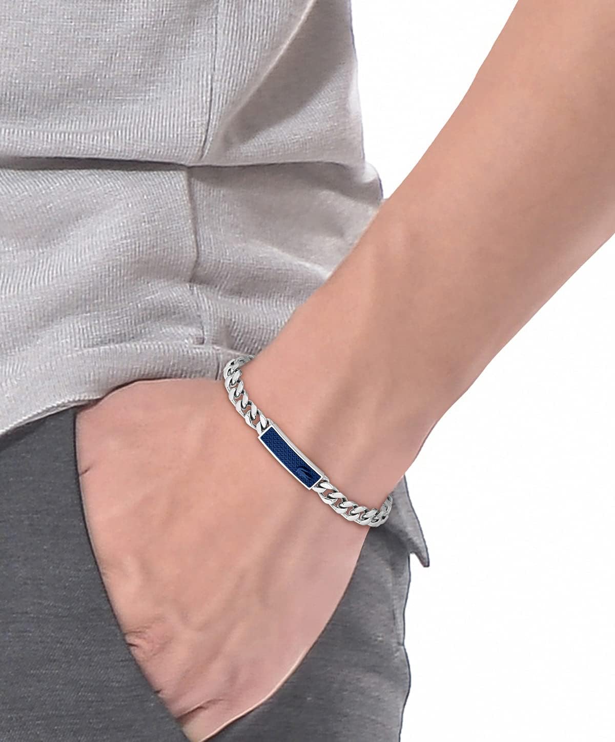 Thumbnail 2 de Lacoste Bracelet Chaîne Homme Set&Match Acier Inoxydable
