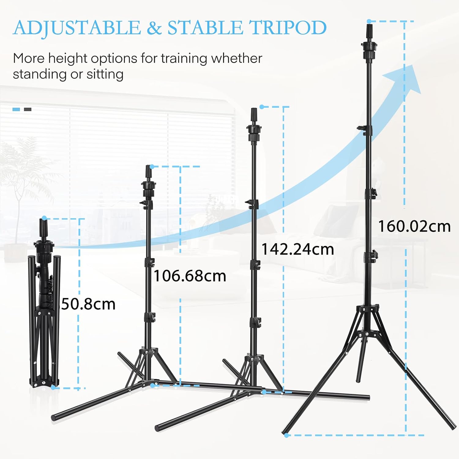 Detalle 2 de Fernlandia Mannequin Head Stand 20-63in