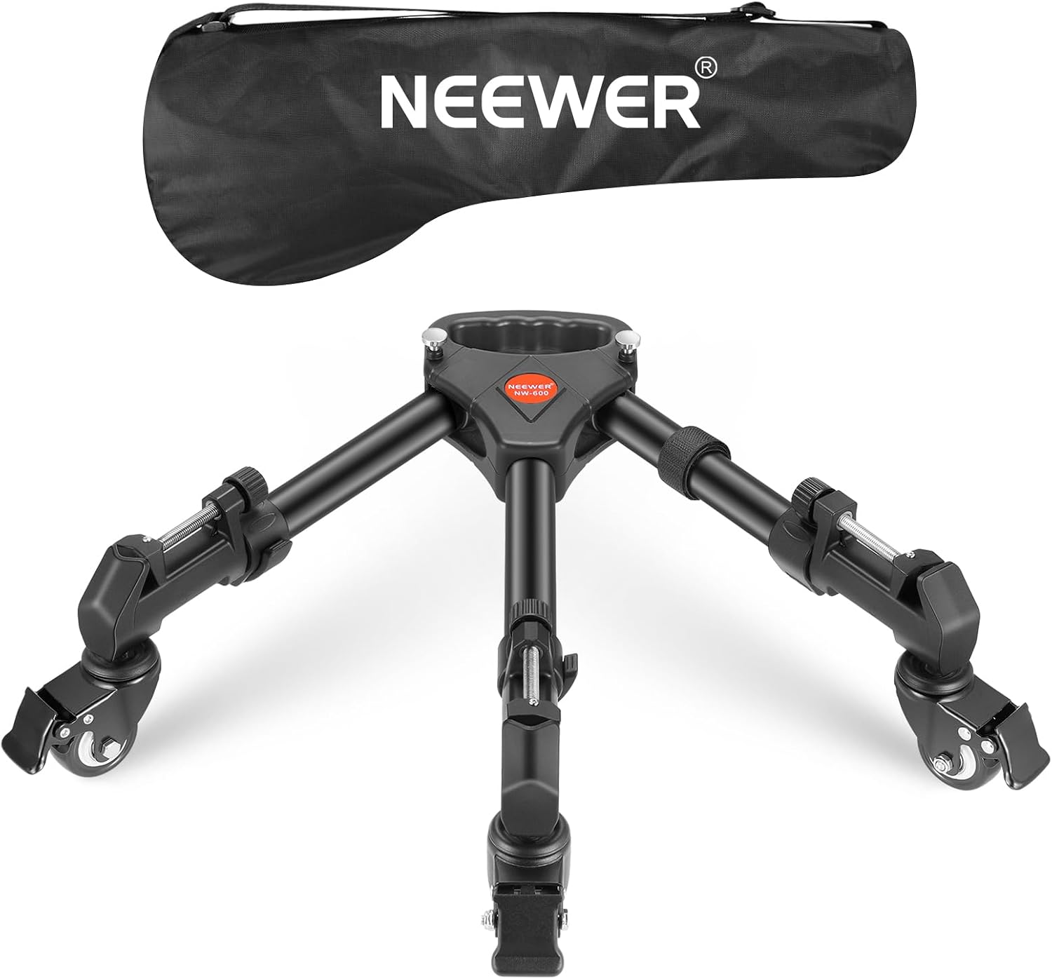 Detalle de Neewer Heavy Duty Tripod Dolly with Adjustable Leg Mounts for DSLR Cameras and Camcorders