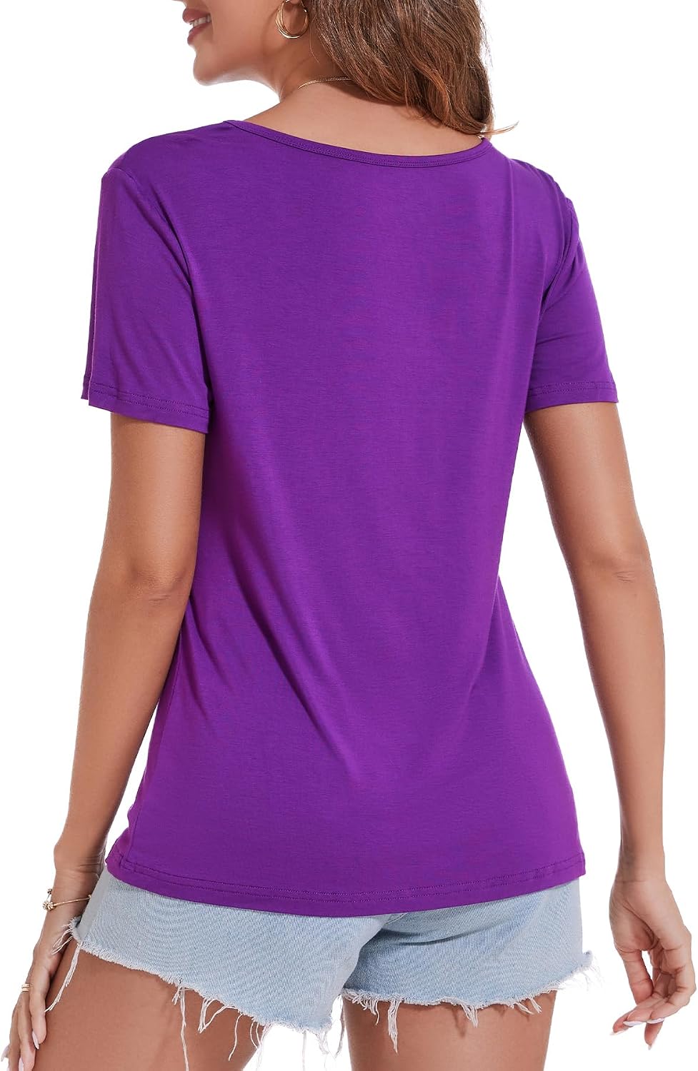 Thumbnail 3 de Sosolism 3-Pack Maternity Nursing Tops – Classic Short Sleeve Breastfeeding T-Shirts