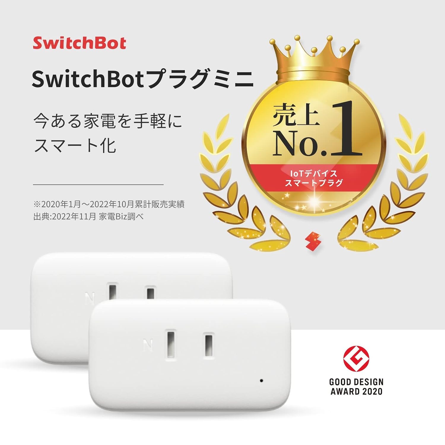 Detalle 2 de SwitchBot W2001400 プラグミニ スマートプラグ 2個セット 消費電力モニター・Bluetooth&Wi-Fi対応