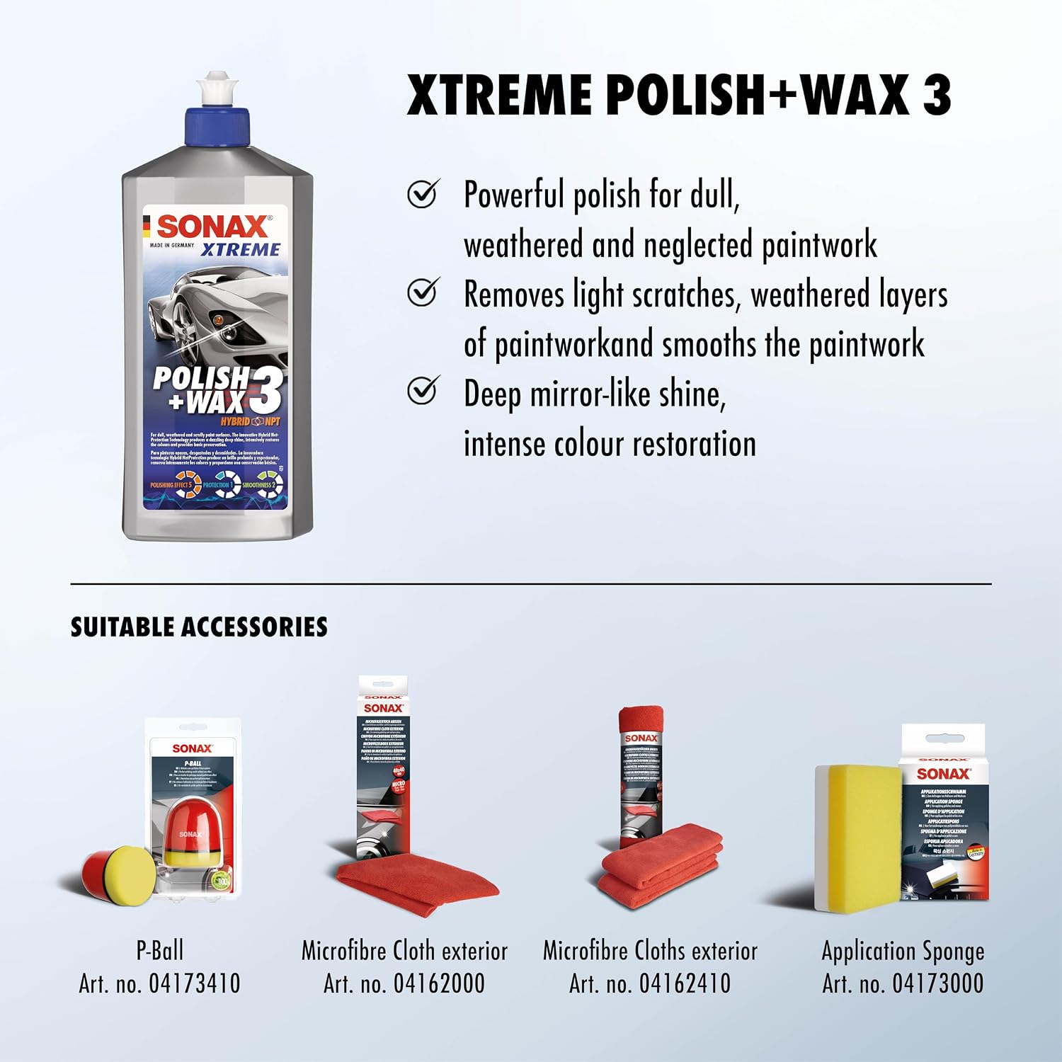 Thumbnail 1 de SONAX XTREME POLISH+WAX 3 500 ml car polish