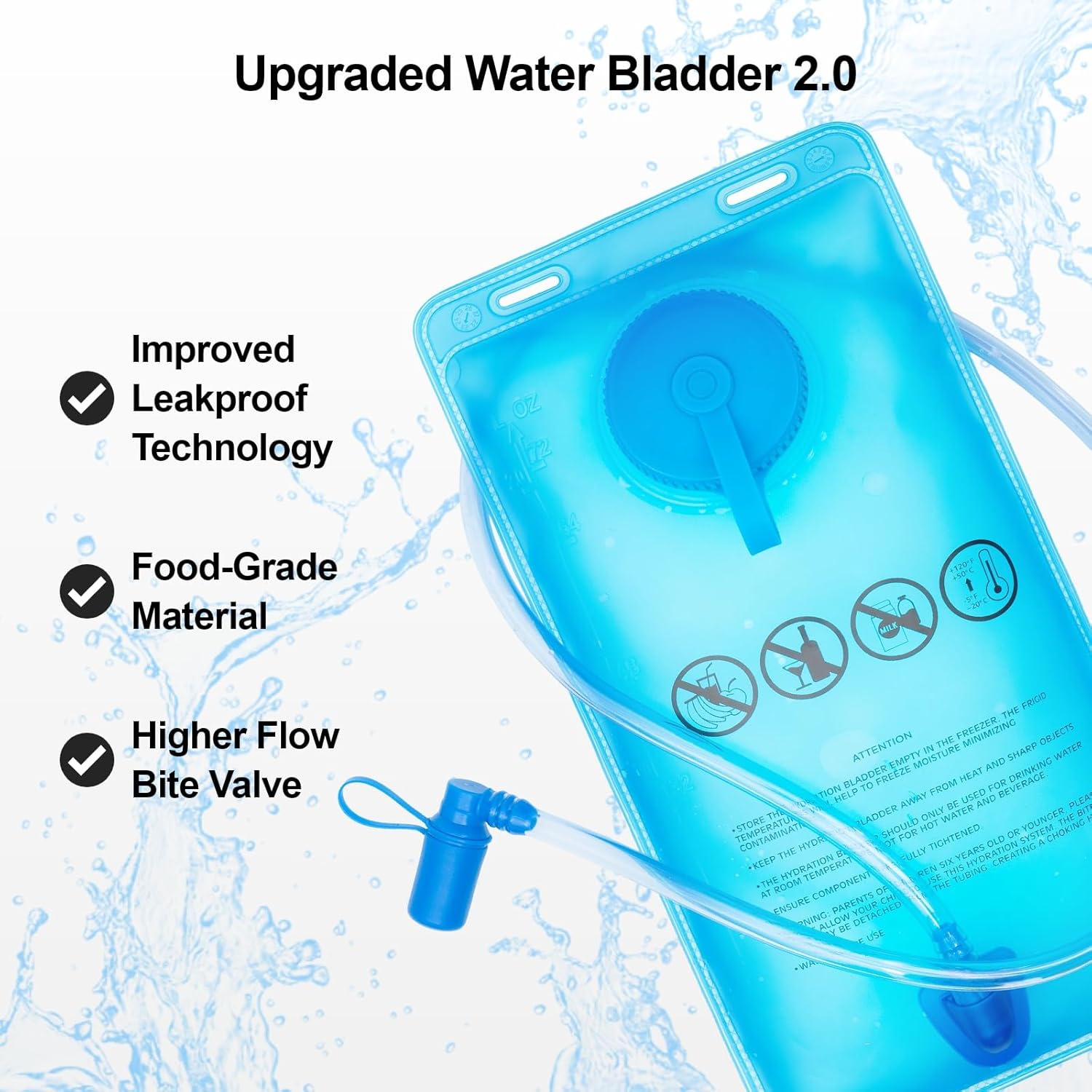 Thumbnail 5 de Everfun Hydration Backpack 18L with 2L/3L Water Bladder