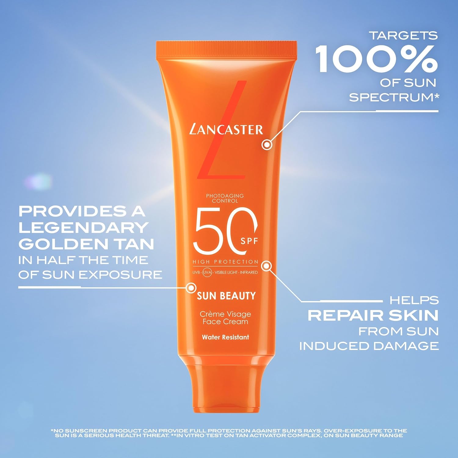 Thumbnail 6 de Lancaster Sun Beauty Face Cream Formula Ultra-Leggera