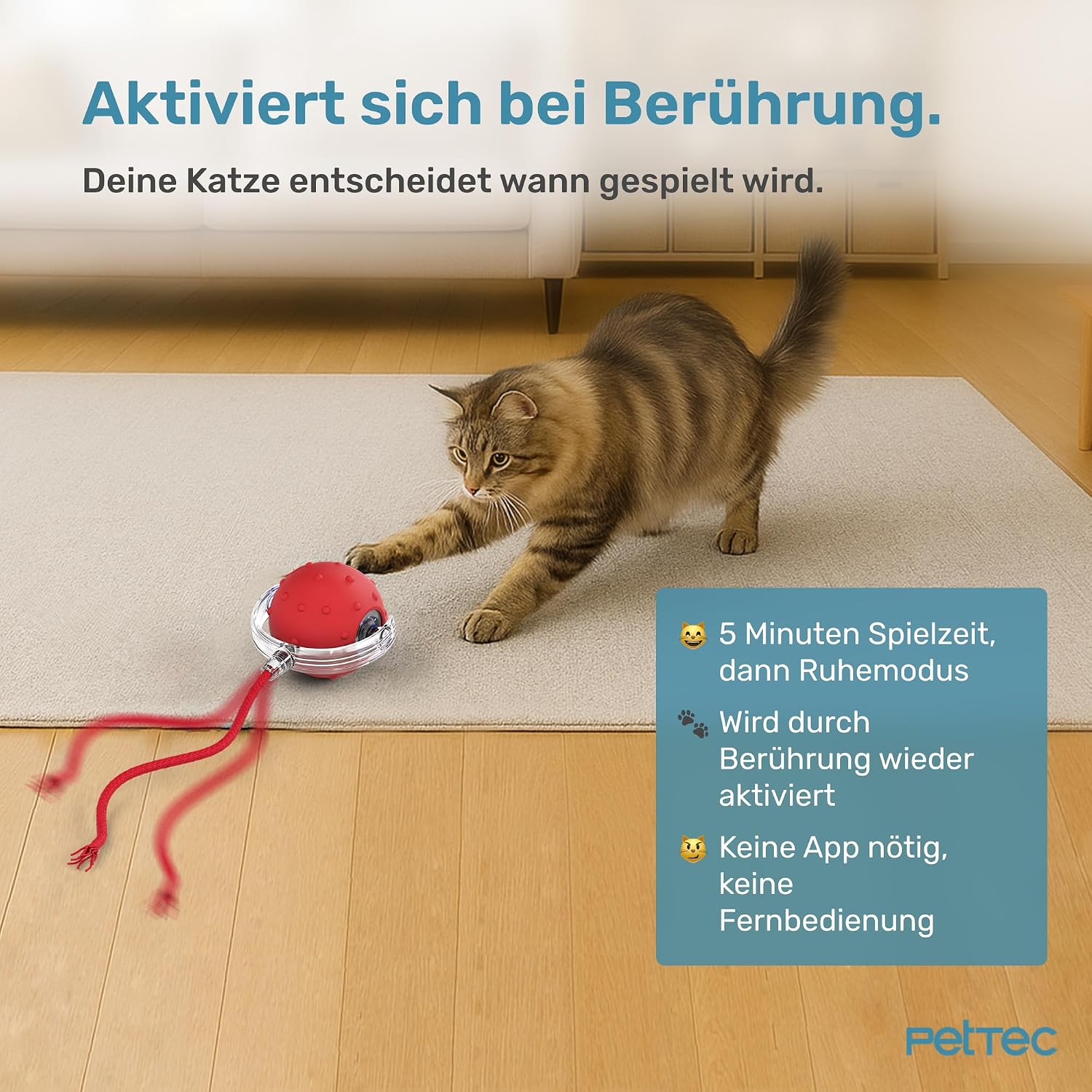Thumbnail 3 de PetTec Katzenball Elektrisch 2X 🤖