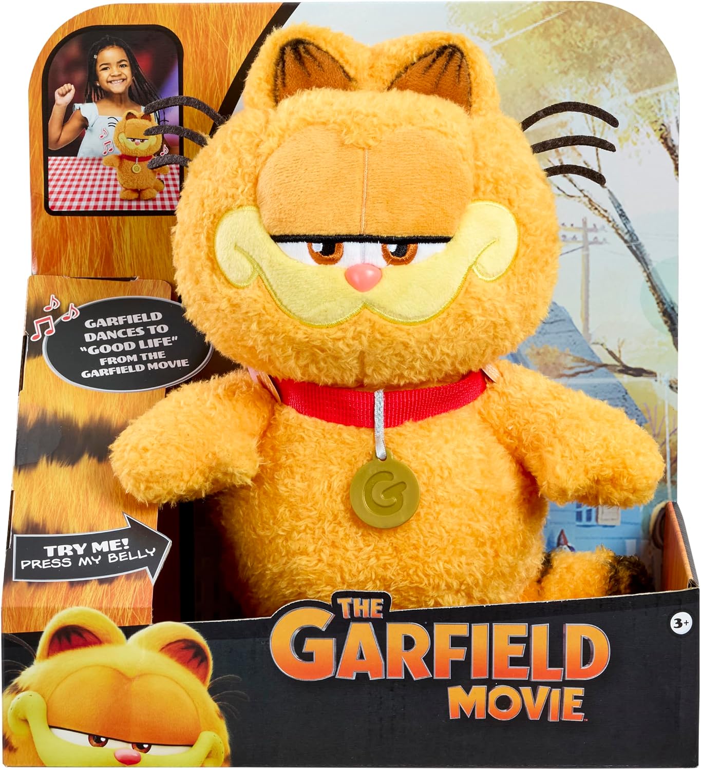 Detalle de Animagic Garfield peluche interactive 25 cm