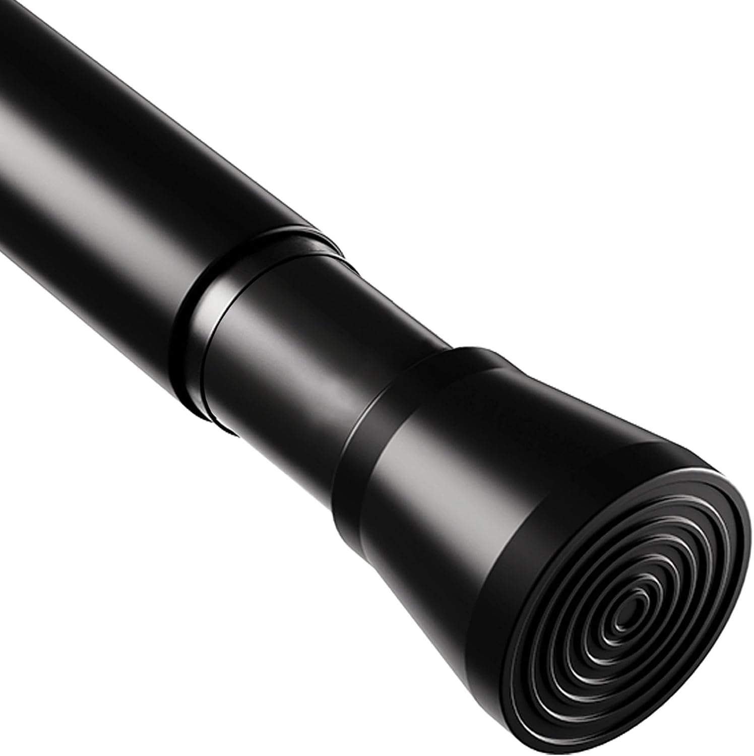 Detalle de Rod&Trikin NO4-8089-10 telescopische douchegordijnstang, zwart, 85–160 cm