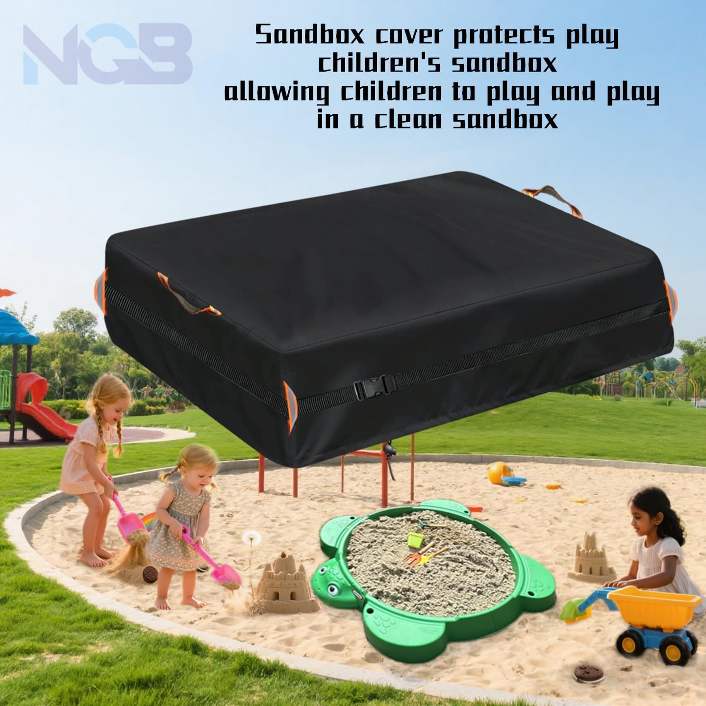 Detalle de Sandbox Cover 44 x 40 x 10 in