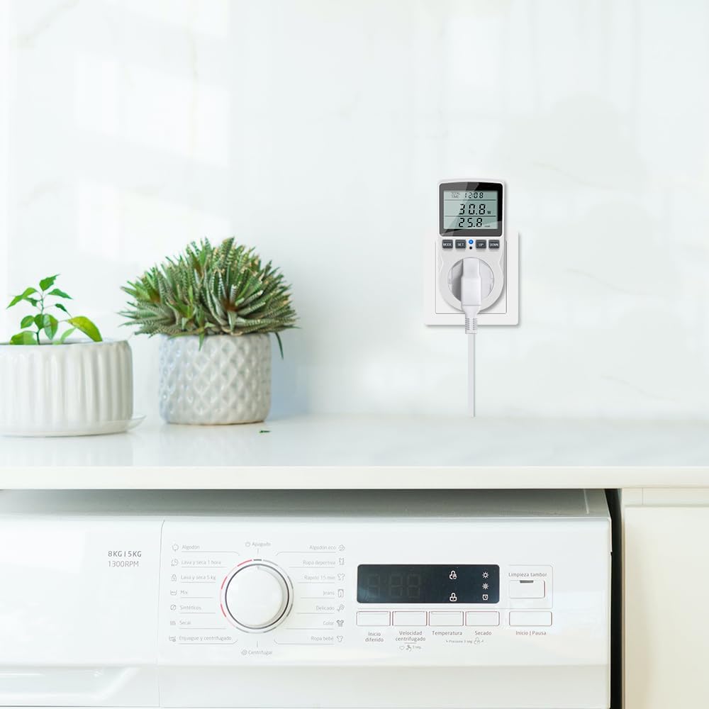 Thumbnail 3 de KETOTEK Misuratore Consumo Elettrico con spina 11 modalità di monitoraggio e protezione da sovraccarico