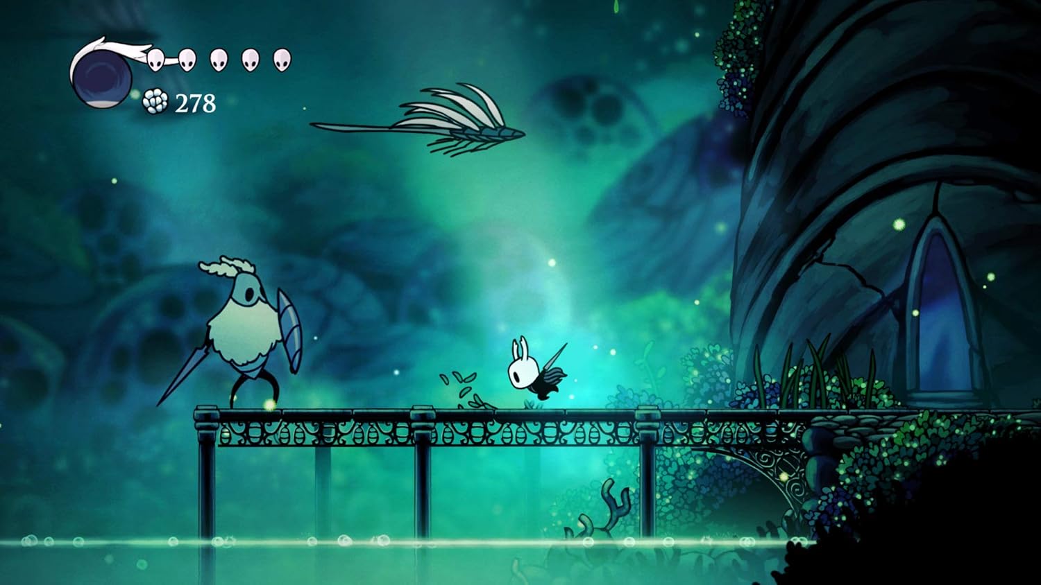 Thumbnail 5 de Hollow Knight (Fangamer): aventura en el reino de insectos con jefes actualizados