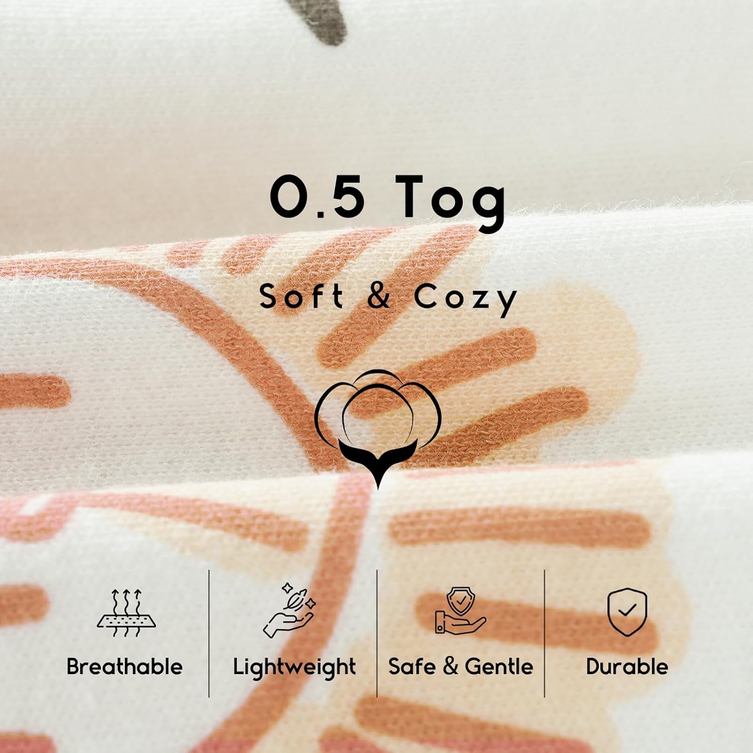 Thumbnail 6 de Yoofoss Baby Sleeping Bag 0.5 Tog, 12-18 Months (3 Pack) – 100% Organic Cotton