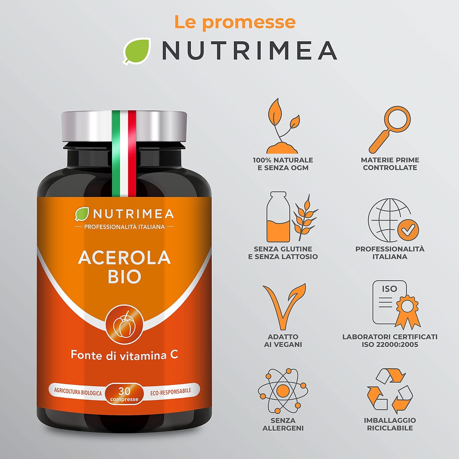 Thumbnail 6 de Acerola BIO 1000 mg 30 compresse masticabili