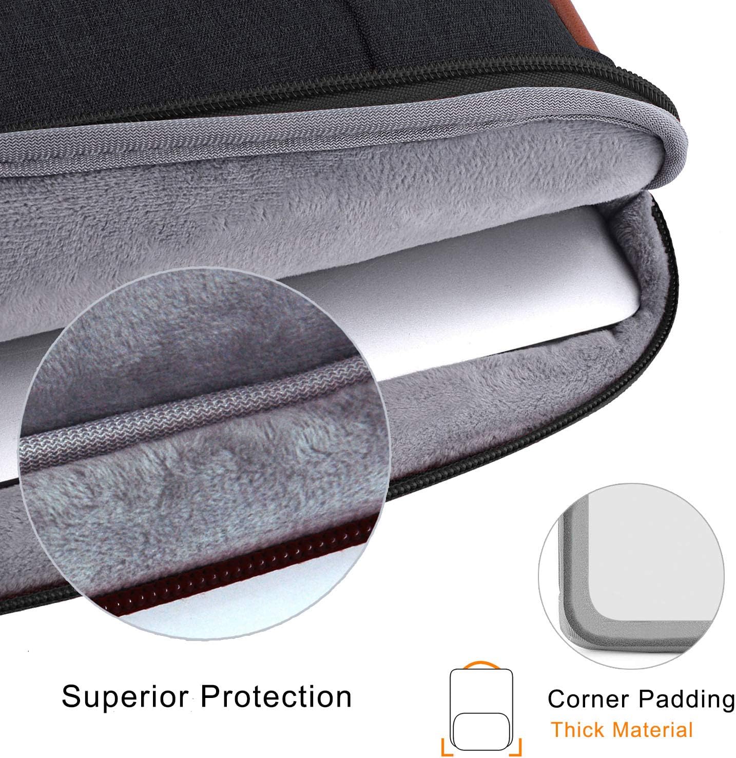 Detalle 2 de Voova Laptop Sleeve Case 15.6-inch waterproof sleeve