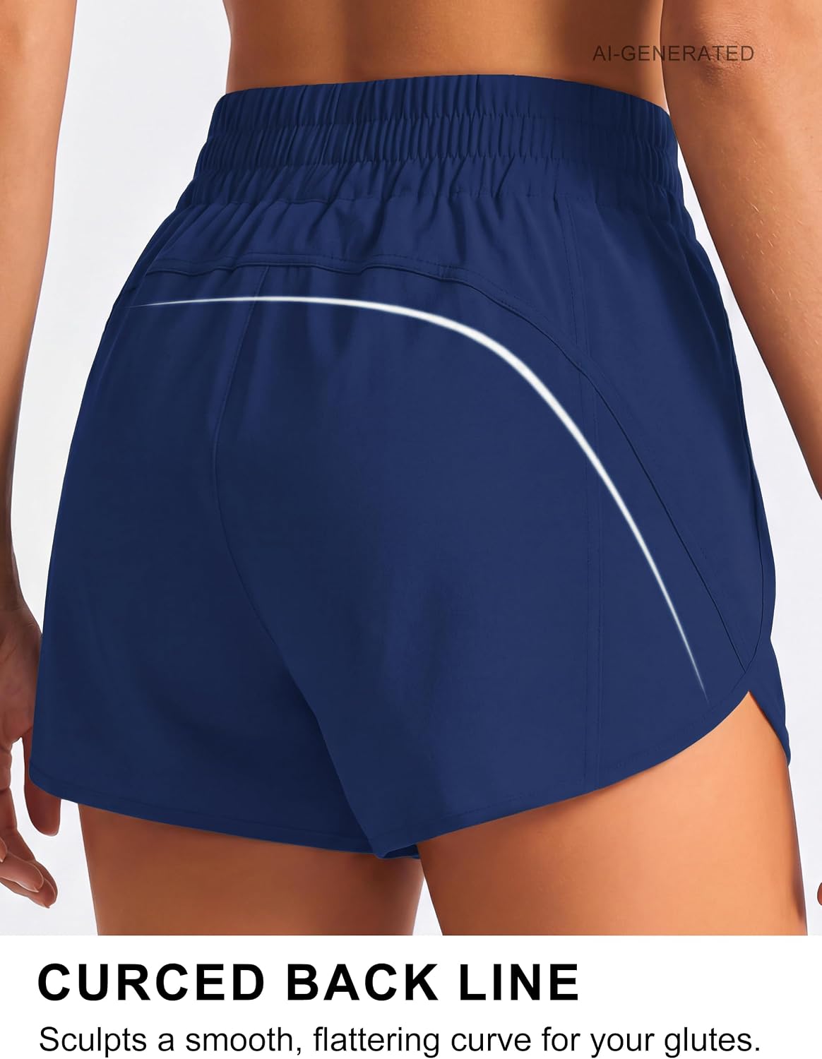 Detalle 2 de BMJL Women's 2.5" Running Shorts with Pockets đâ