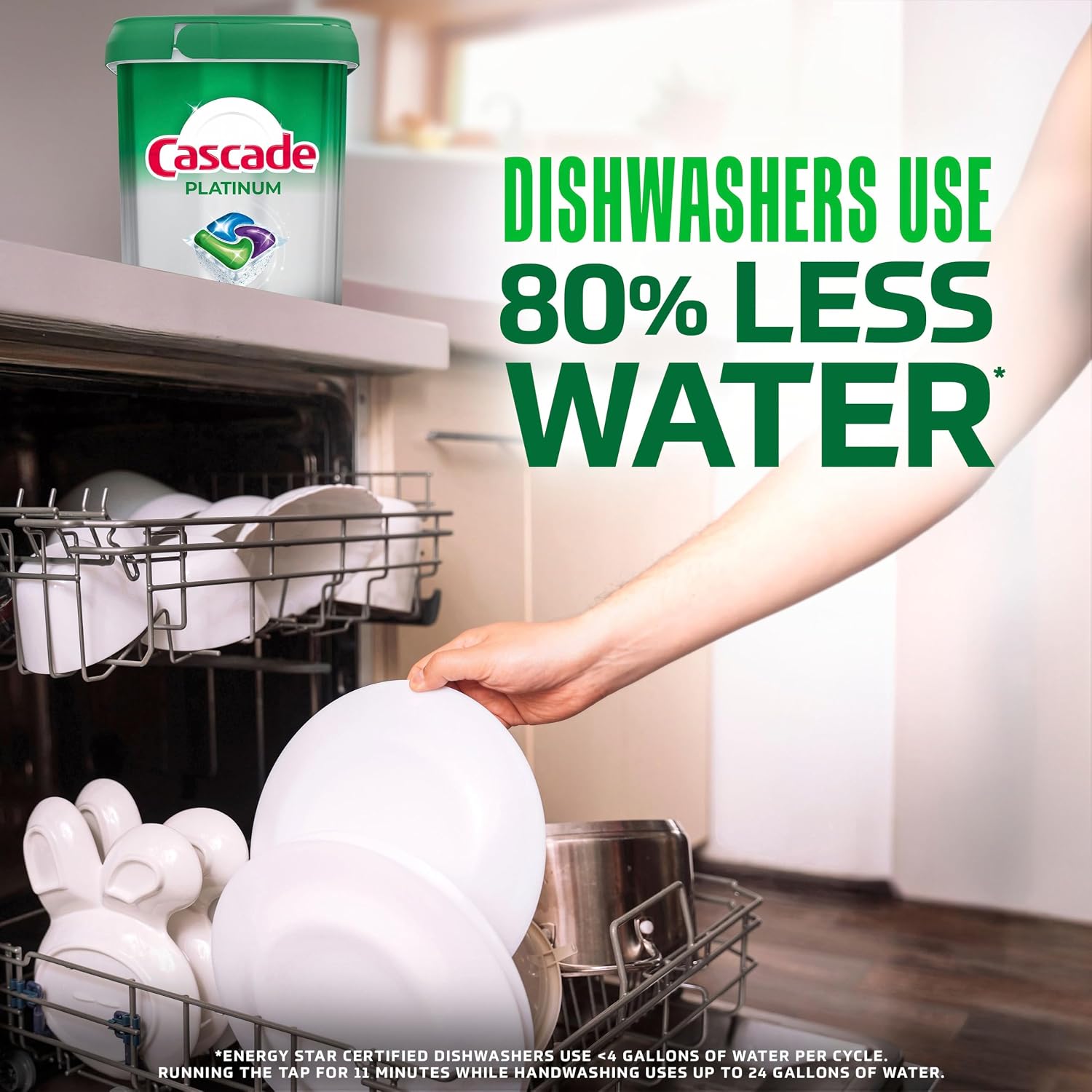 Thumbnail 6 de Cascade Platinum Dishwasher Pods, Fresh - 71-Count