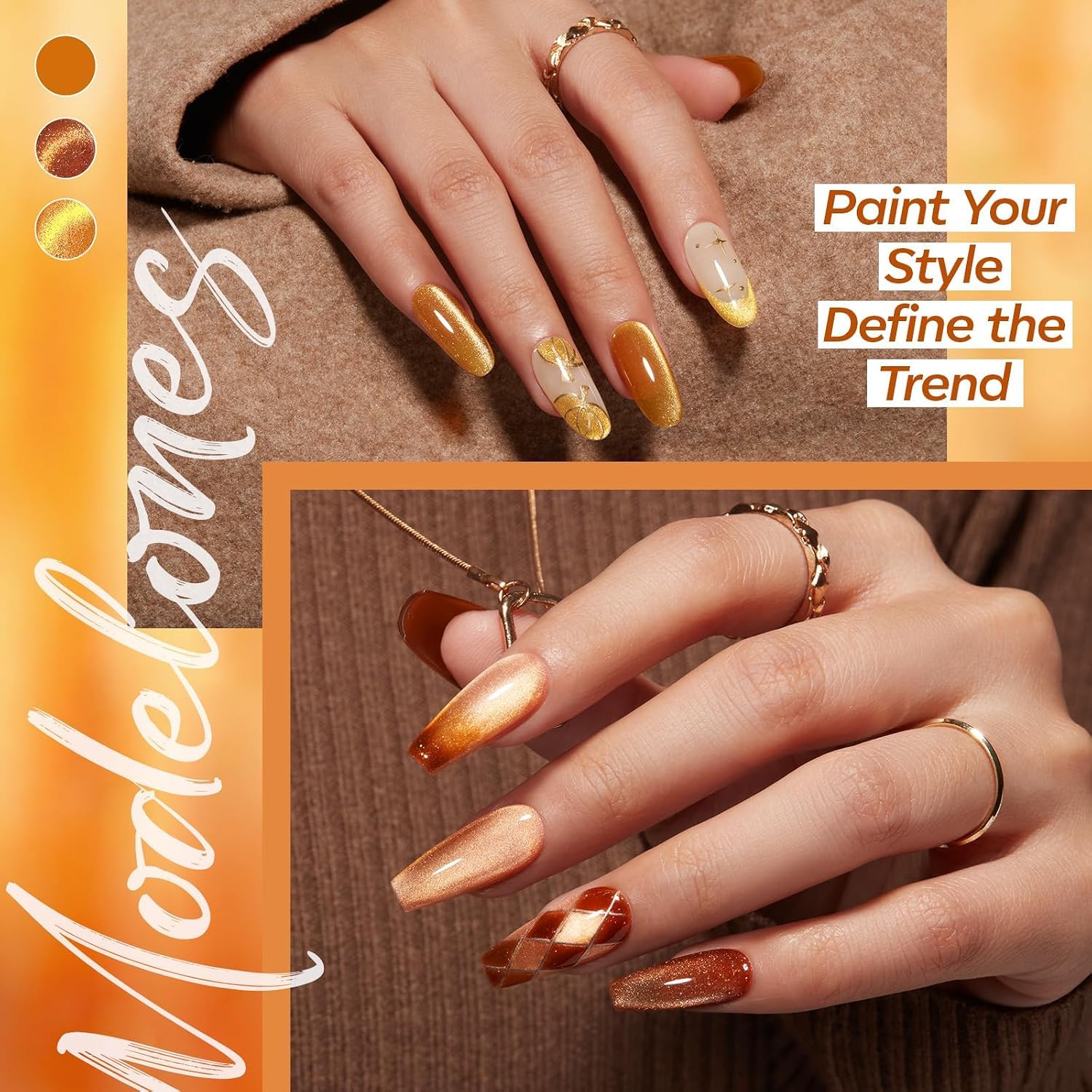 Detalle de Modelones Cat Eye Nail Magnet 360° Rotating
