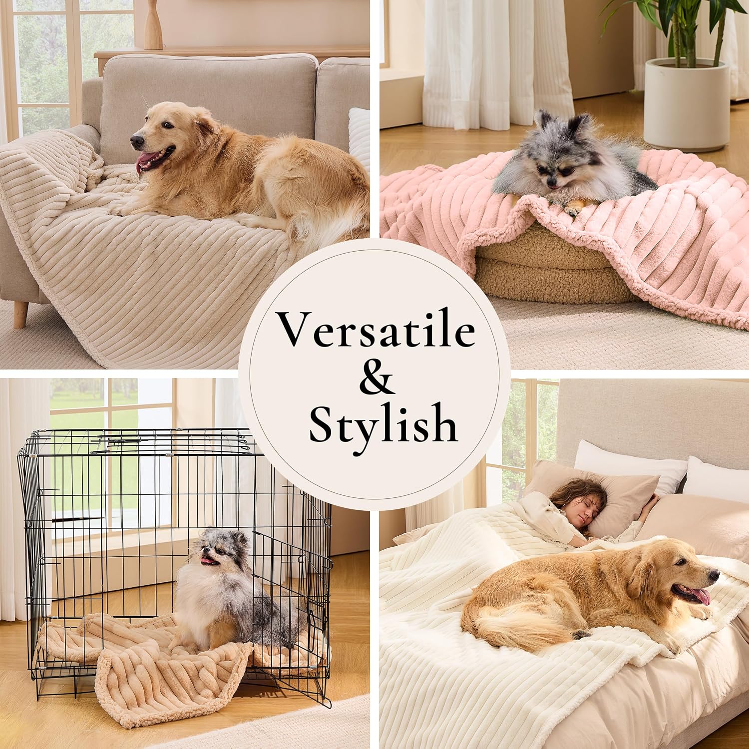 Detalle 2 de Krifey Waterproof Dog Blanket 60" x 80