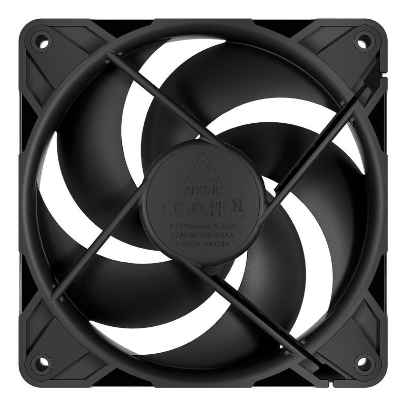Detalle de Arctic Freezer P12 Pro Reverse Pack 3× (120 mm) – PWM de alta presión para radiadores y zonas densas