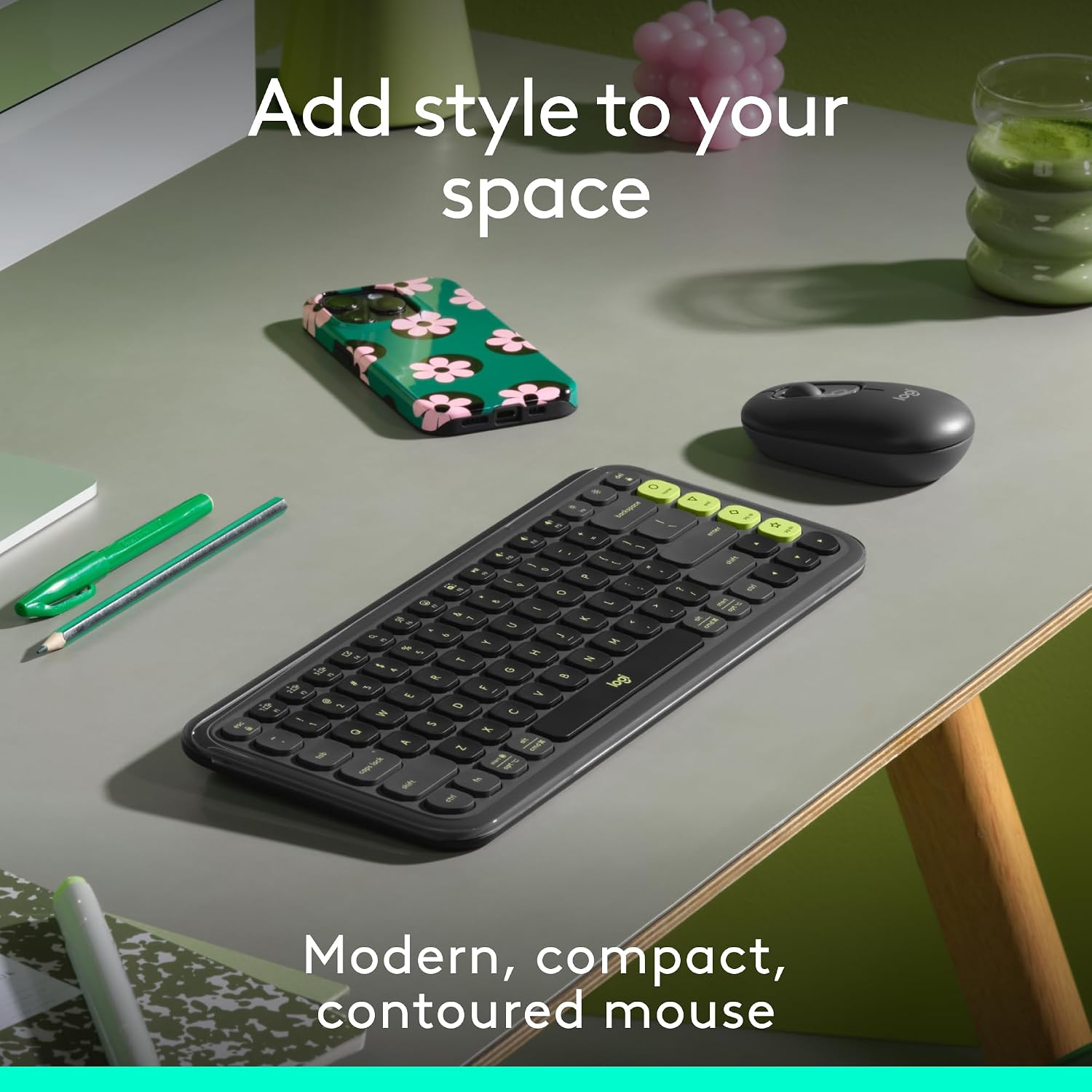 Thumbnail 1 de Logitech POP Mouse Compact wireless mouse for 3 devices