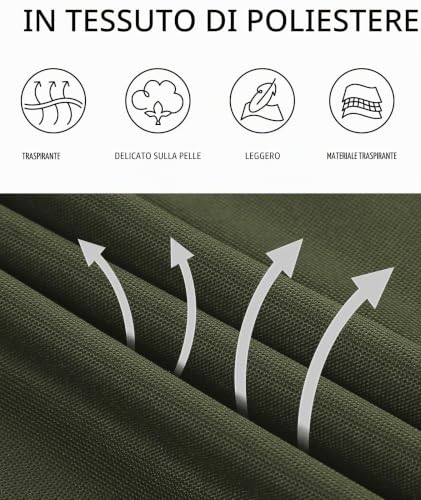 Detalle de JACKETOWN Polo Shirt Uomo Manica Corta: polo sportiva leggera, traspirante e ad asciugatura rapida