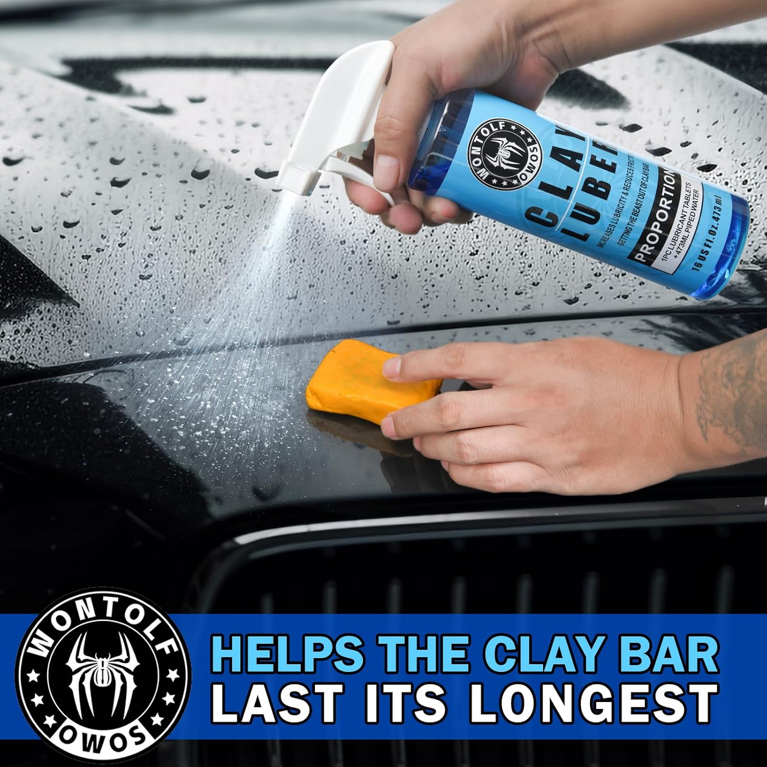Thumbnail 3 de Wontolf Clay Bar Kit for Auto Detailing