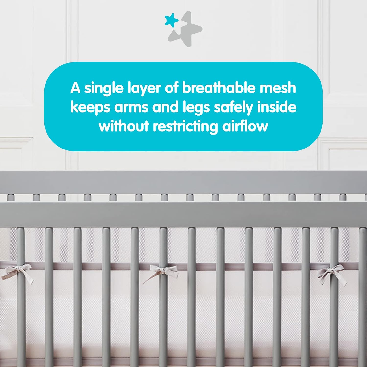 Detalle 2 de AirflowBaby Essential 2mm Breathable Mesh Cot Liner