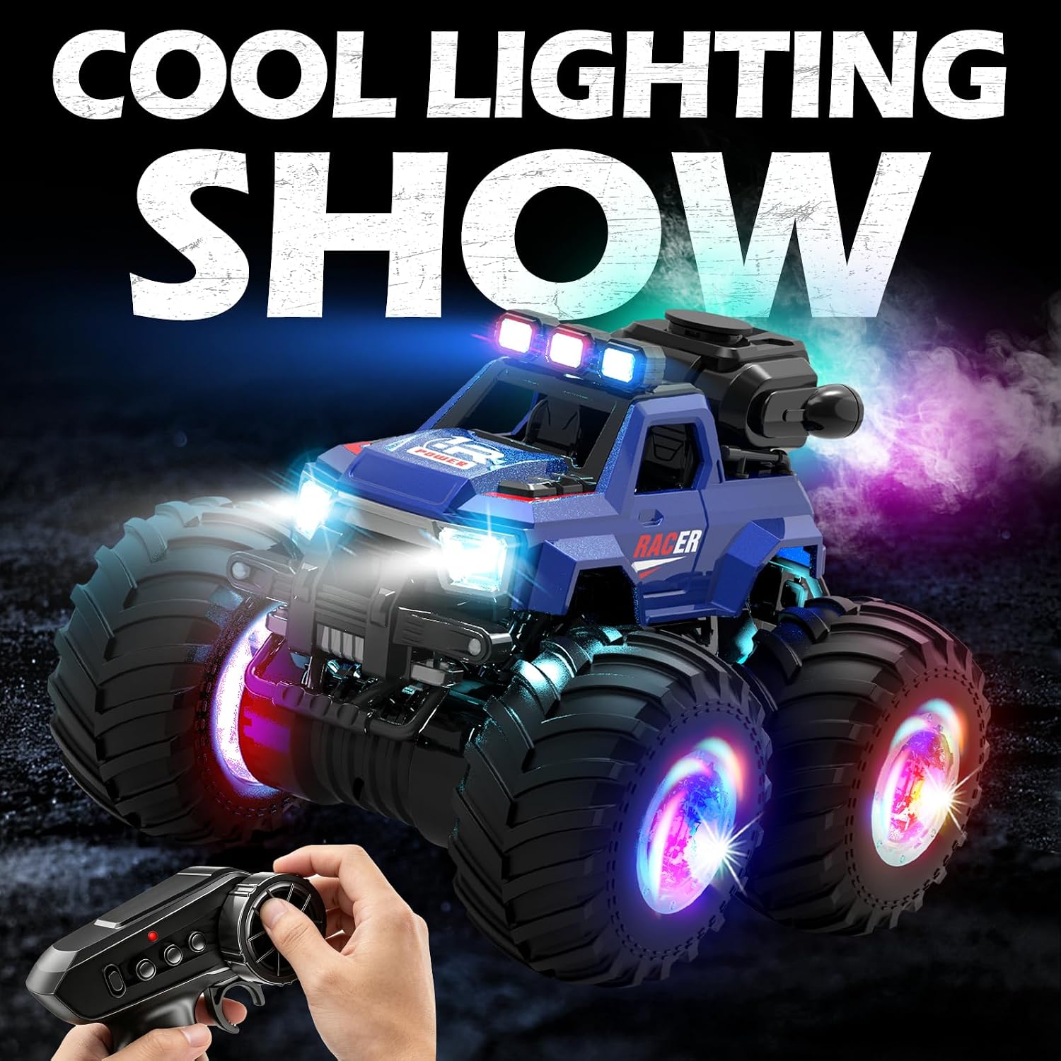 Thumbnail 2 de GYMSTR 1:20 Remote Control Car for Kids – 4WD Off-Road Truck with Light, Music and Mist