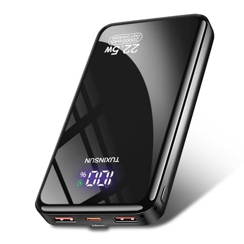 Detalle de TUXINSUN 20000mAh Power Bank carga rápida