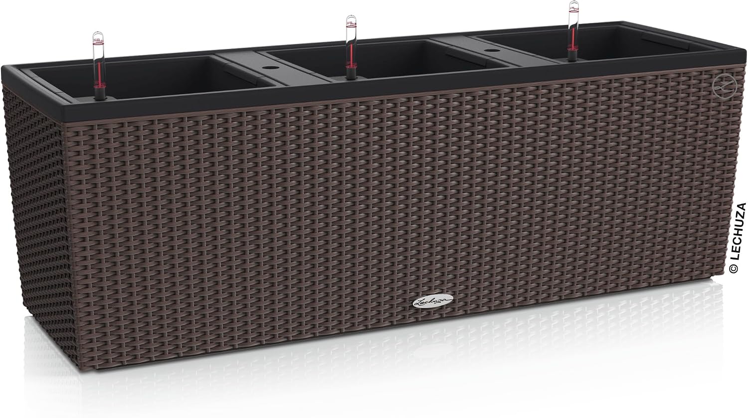 Imagen de LECHUZA TRIO Cottage 30 mokka 15005 – All-in-One Pflanzgefäß mit Bewässerungssystem en OfertitasTOP