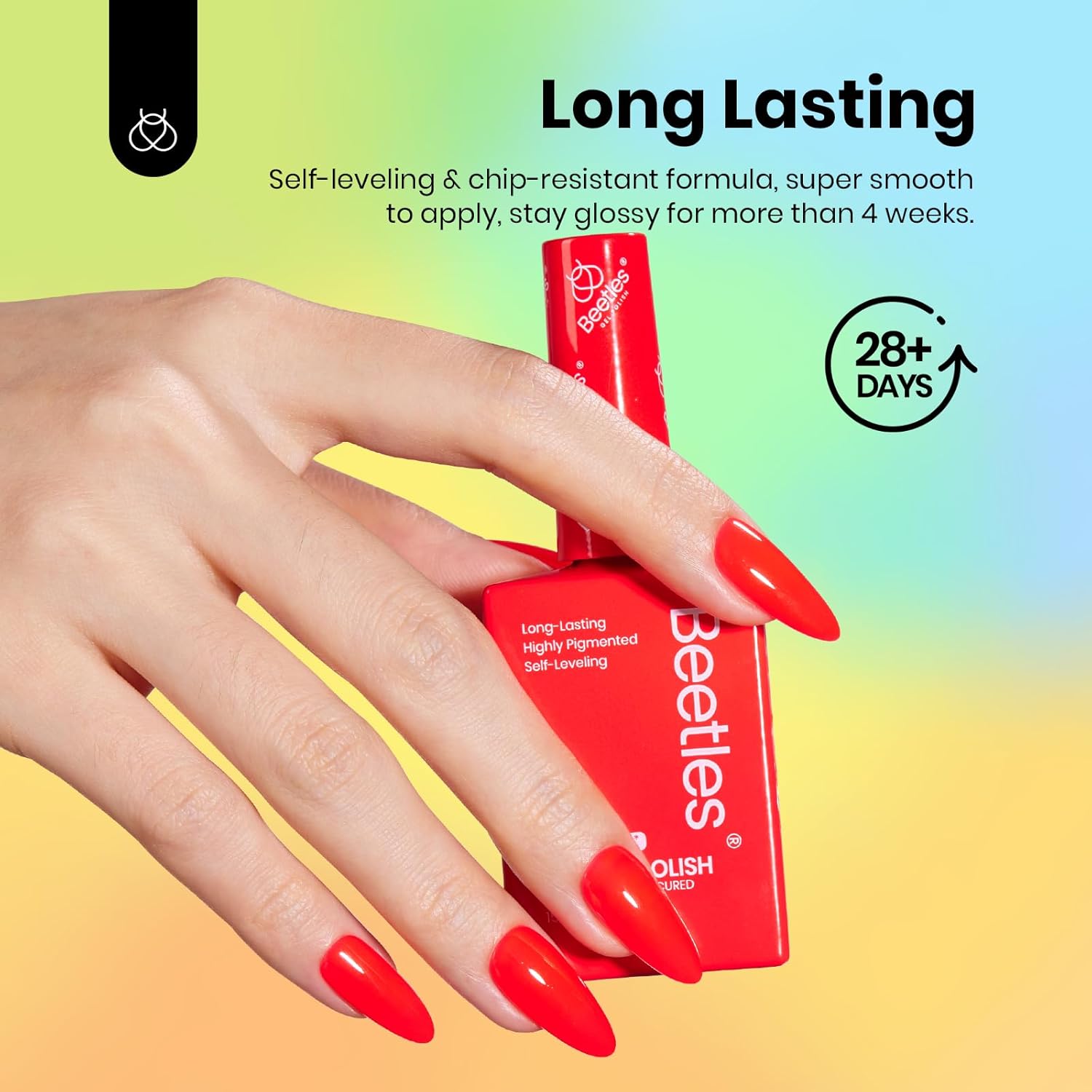 Detalle 1 de Beetles Gel-Nagellack-Set 6 Neonfarben