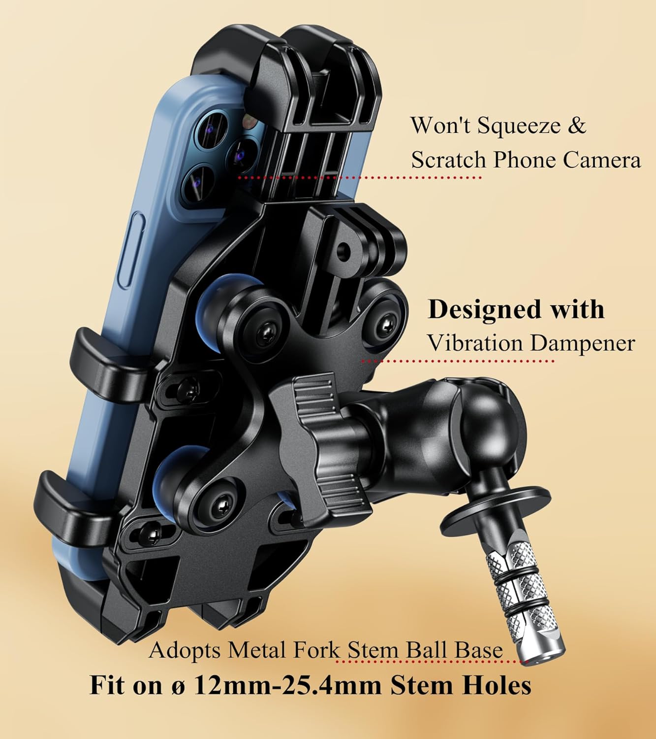 Thumbnail 3 de BRCOVAN Gabelvorbau Handyhalterung 5,4–7,2 Zoll