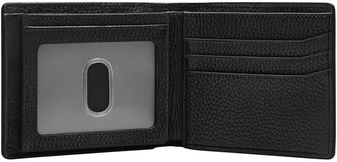 Thumbnail 1 de Fossil Huntington : portefeuille bi-pliant en cuir pour homme avec fenêtre transparente