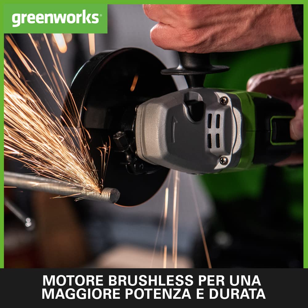 Detalle de Greenworks GD24AG smerigliatrice 125mm