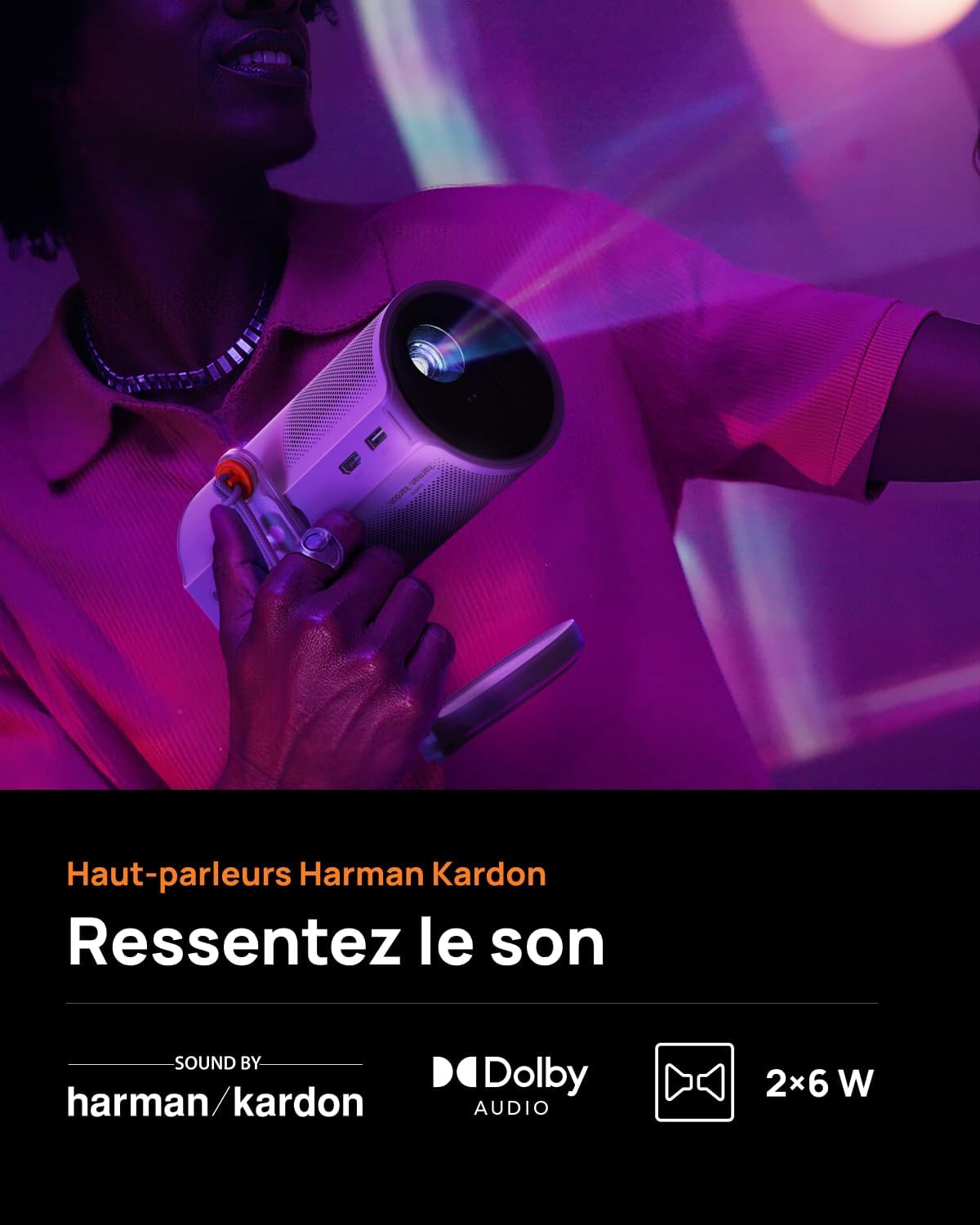 Detalle 2 de XGIMI Mogo 4 vidéoprojecteur portable 550 lm 📽