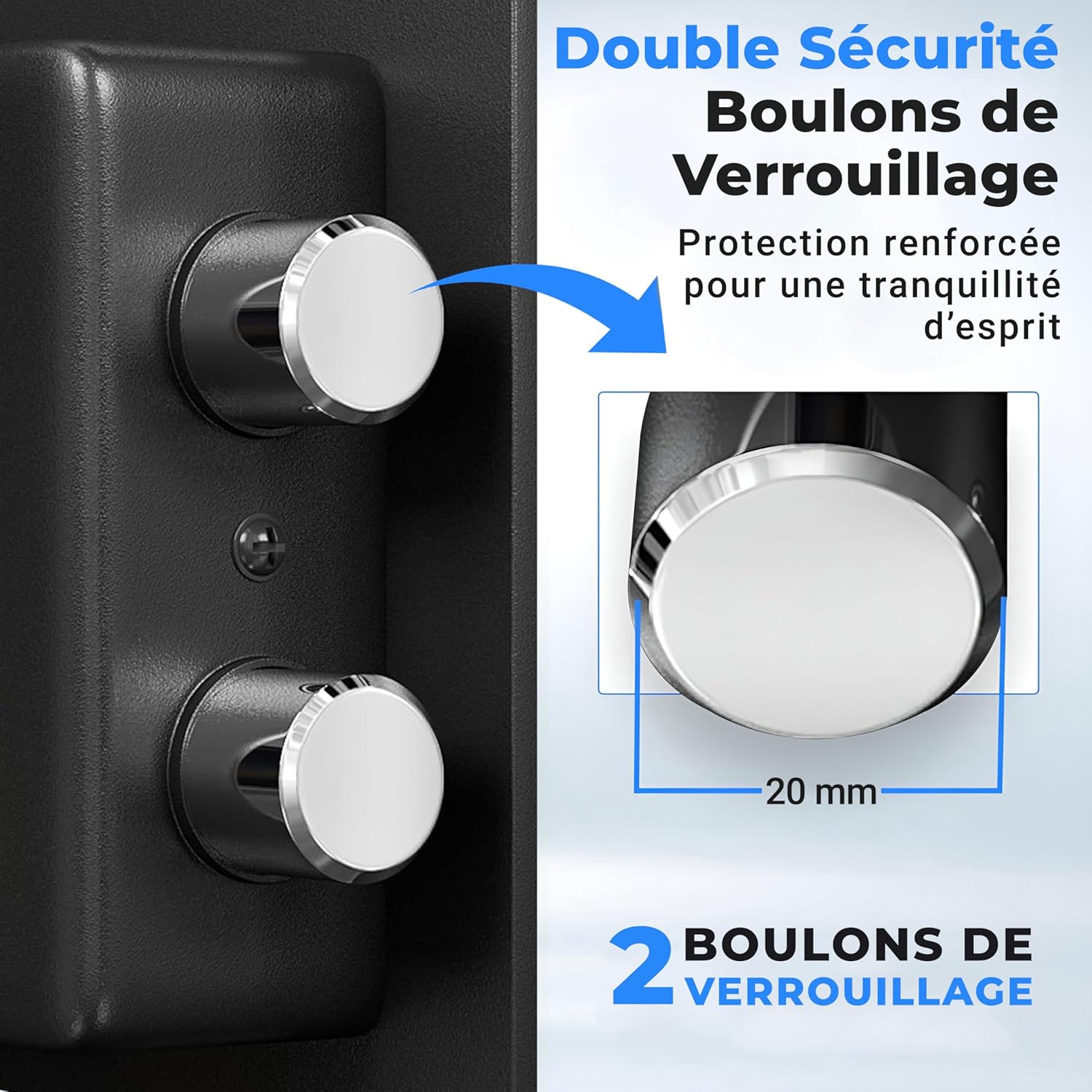 Thumbnail 5 de SereneLife Coffre-Fort Numérique 23x17x17 cm 🔒