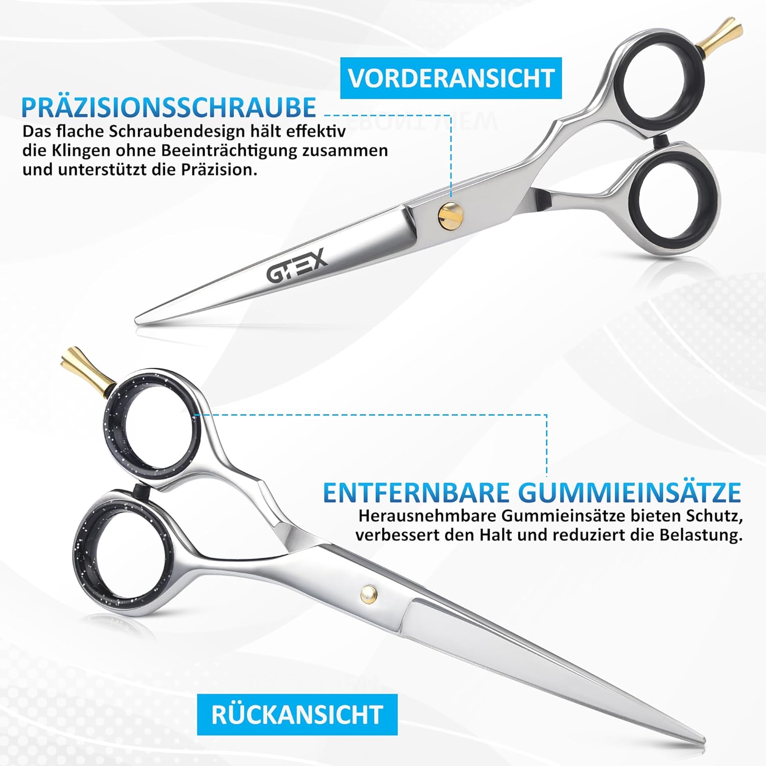 Thumbnail 4 de GTEX Haarschere 6,5 Zoll — Friseurschere ✂