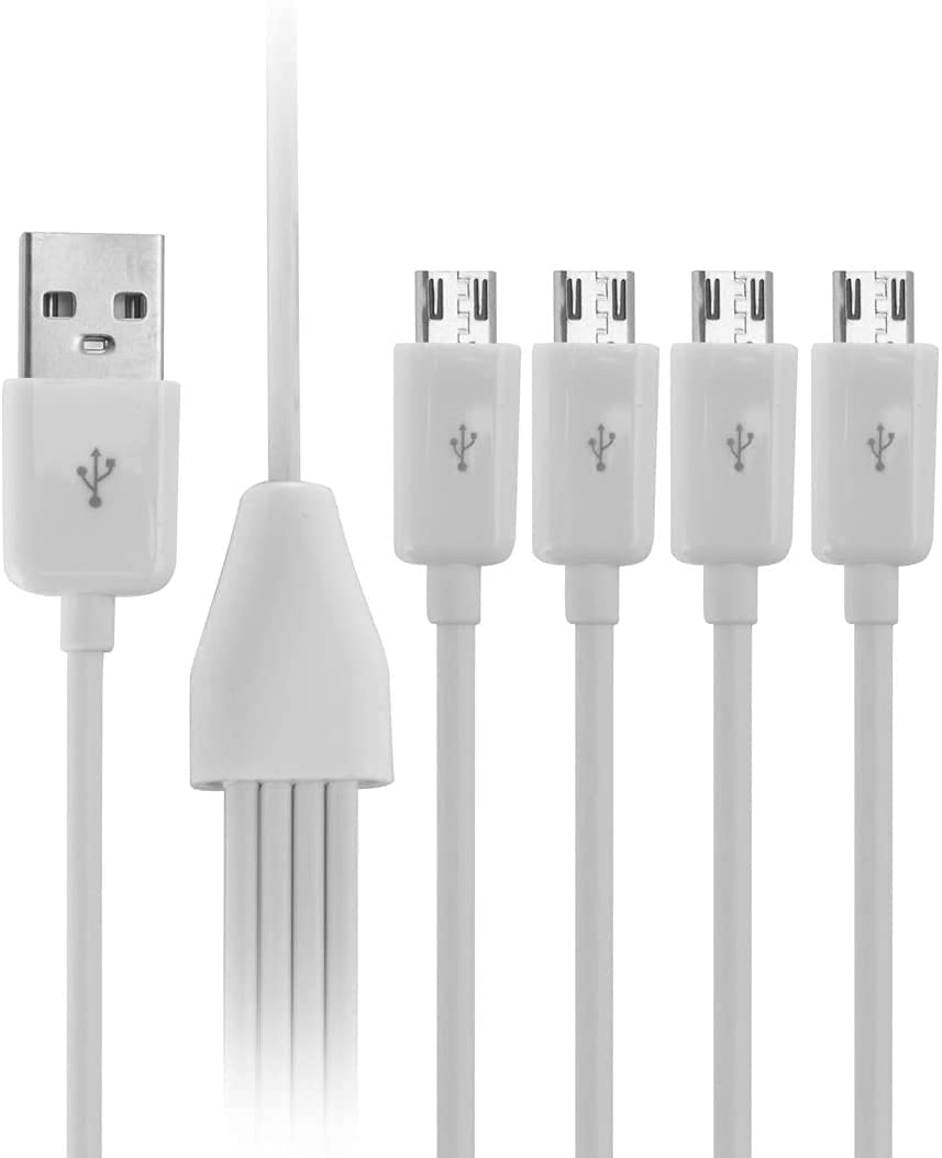 Thumbnail 1 de BLKing 4-in-1 Micro USB Charging Cable (0.5m) — 4 Micro USB ports in one