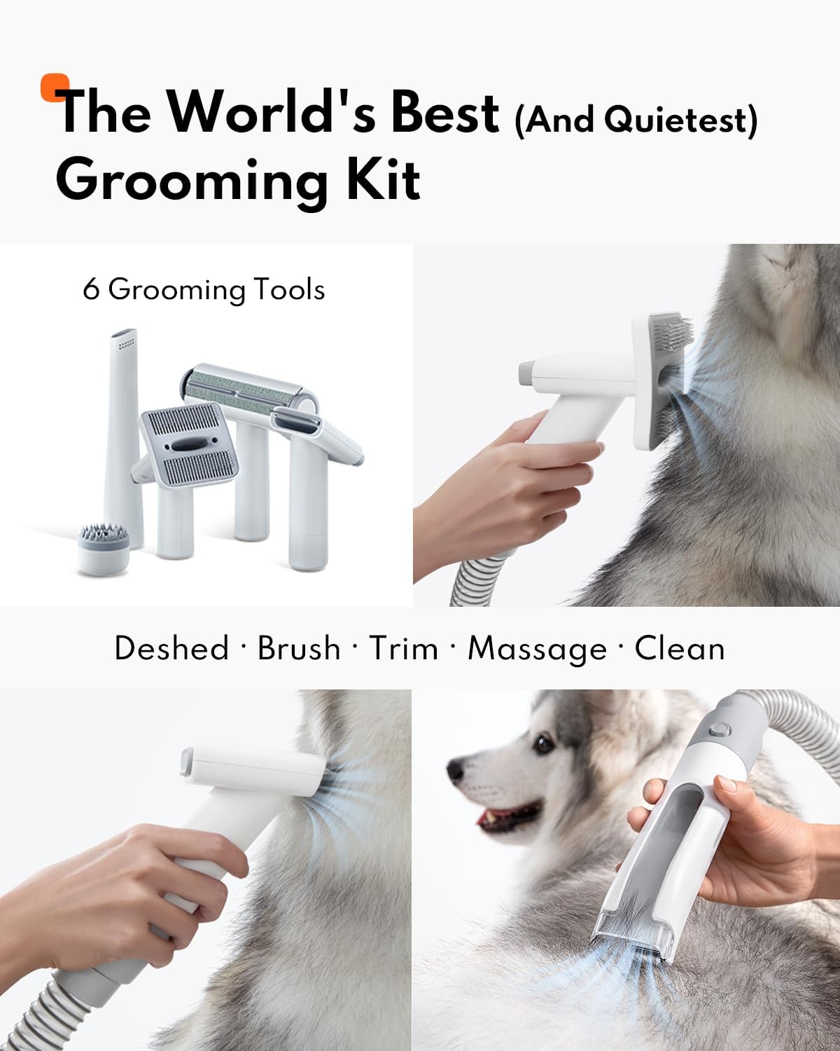 Thumbnail 4 de HomeRunPet Ultra Quiet Pet Vacuum 1.85L
