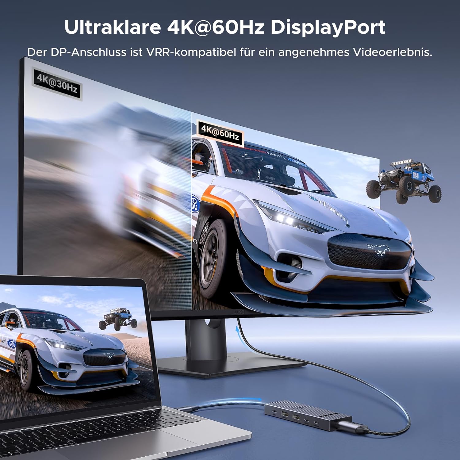 Thumbnail 2 de UGREEN Revodok Pro 1062 DisplayPort Hub 4K
