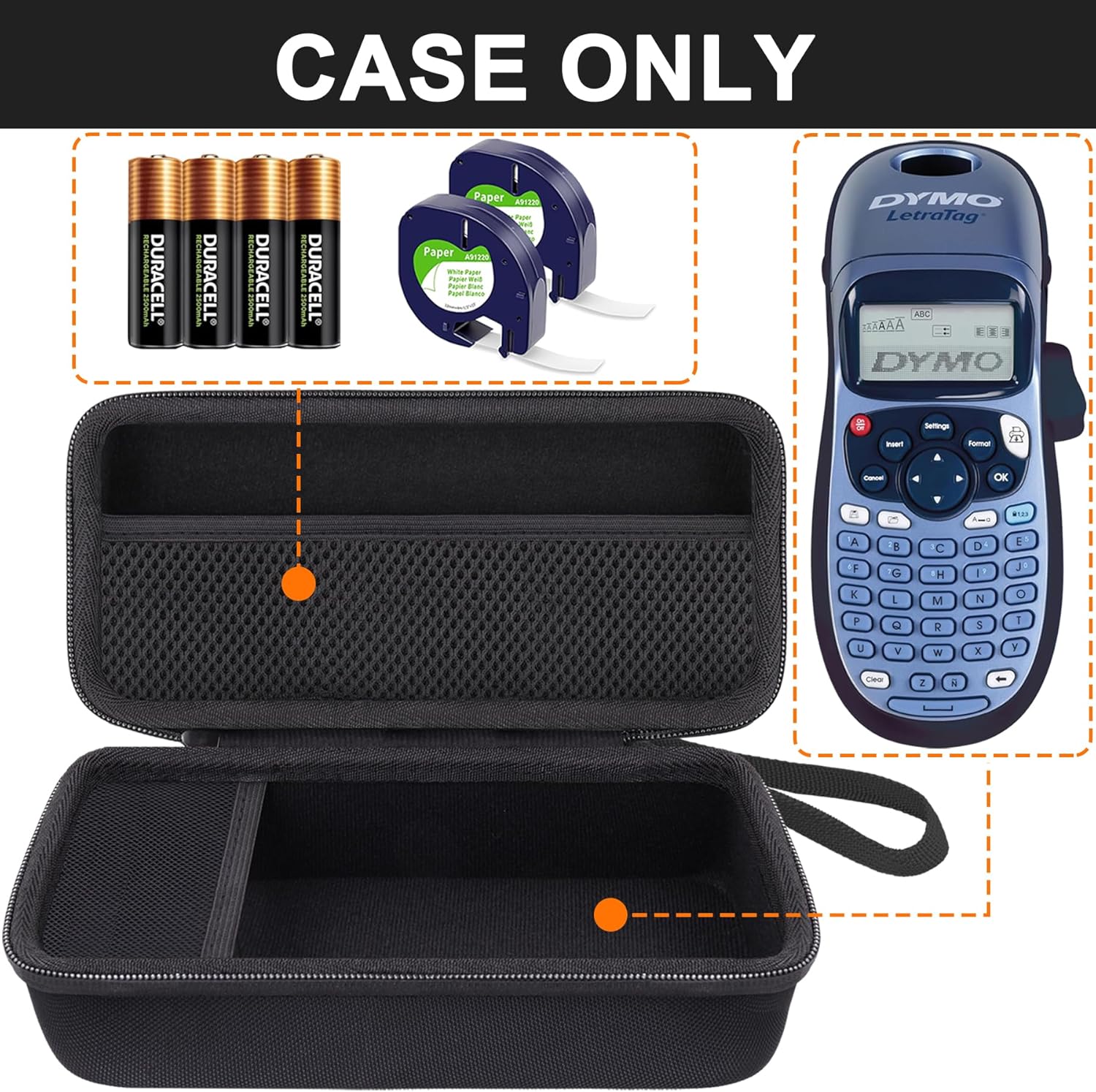 Thumbnail 1 de Khanka Case for DYMO LetraTag LT-100H/LT-100H Plus – Case Only