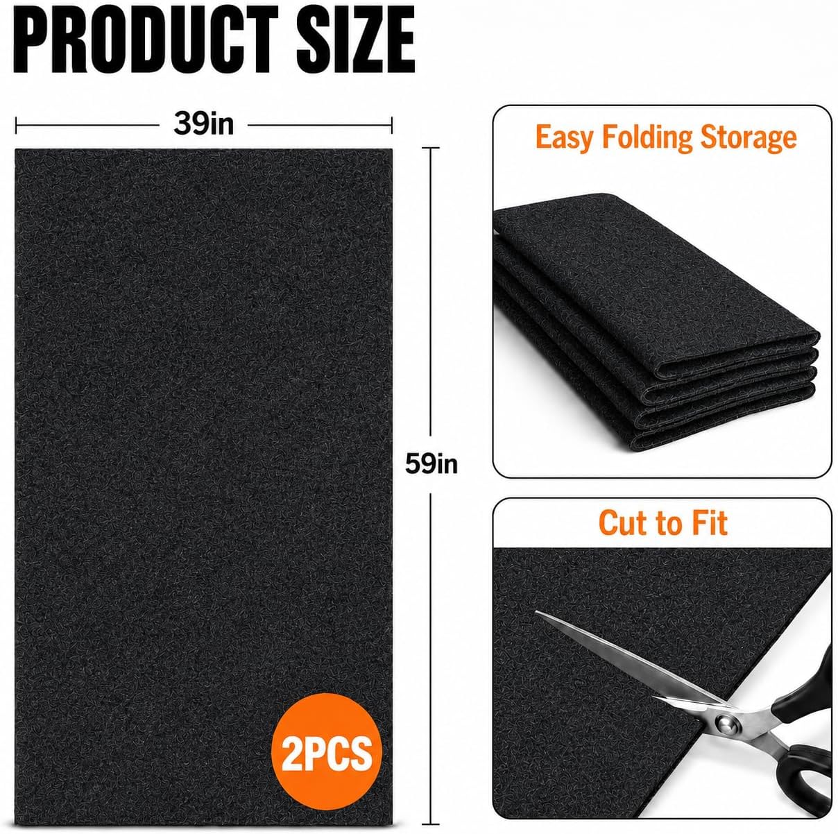 Detalle 2 de Oil Spill Mat Set, 39 x 59 Inches